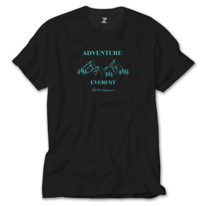Adventure Everest Siyah Tişört