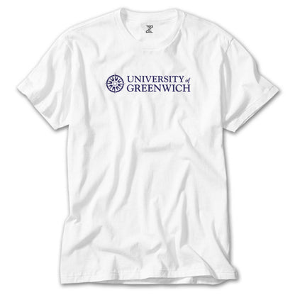 University Of Greenwich Logo Beyaz Tişört