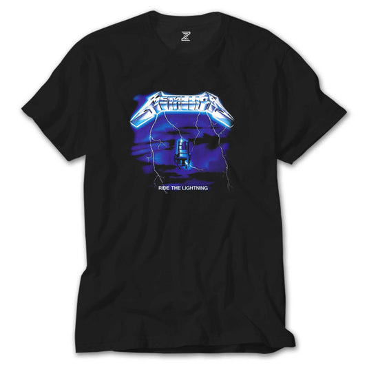 Metallica Ride The Lightning Siyah Tişört