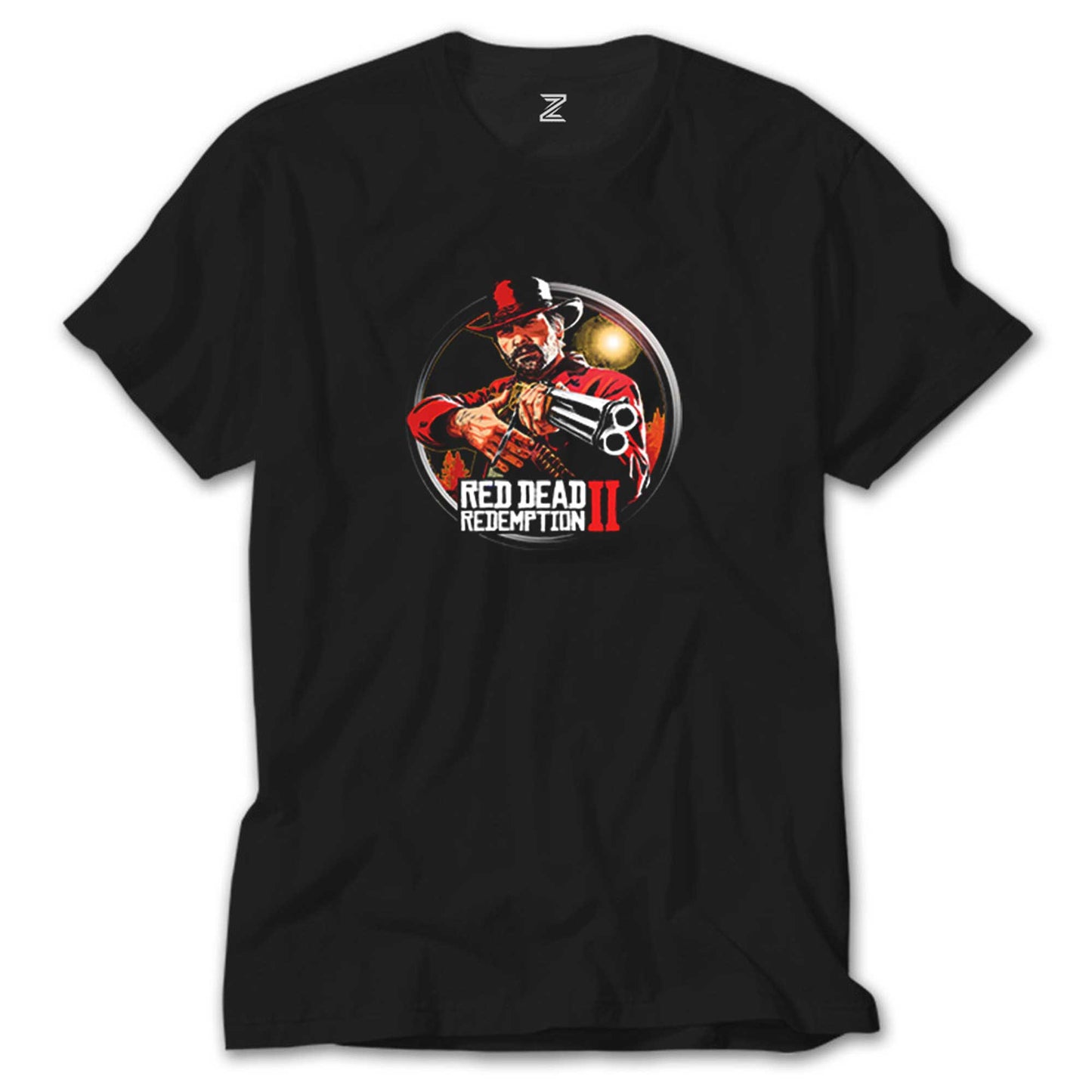 Red Dead Redemption 2 Classic Siyah Tişört