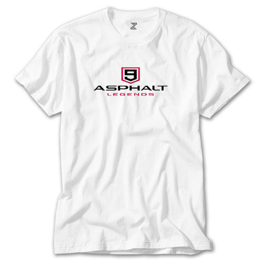 Asphalt 9 Legends Text Beyaz Tişört