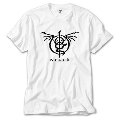 Lamb of God Wrath Logo Beyaz Tişört