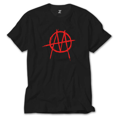 Marilyn Manson Ministry Red Logo Siyah Tişört