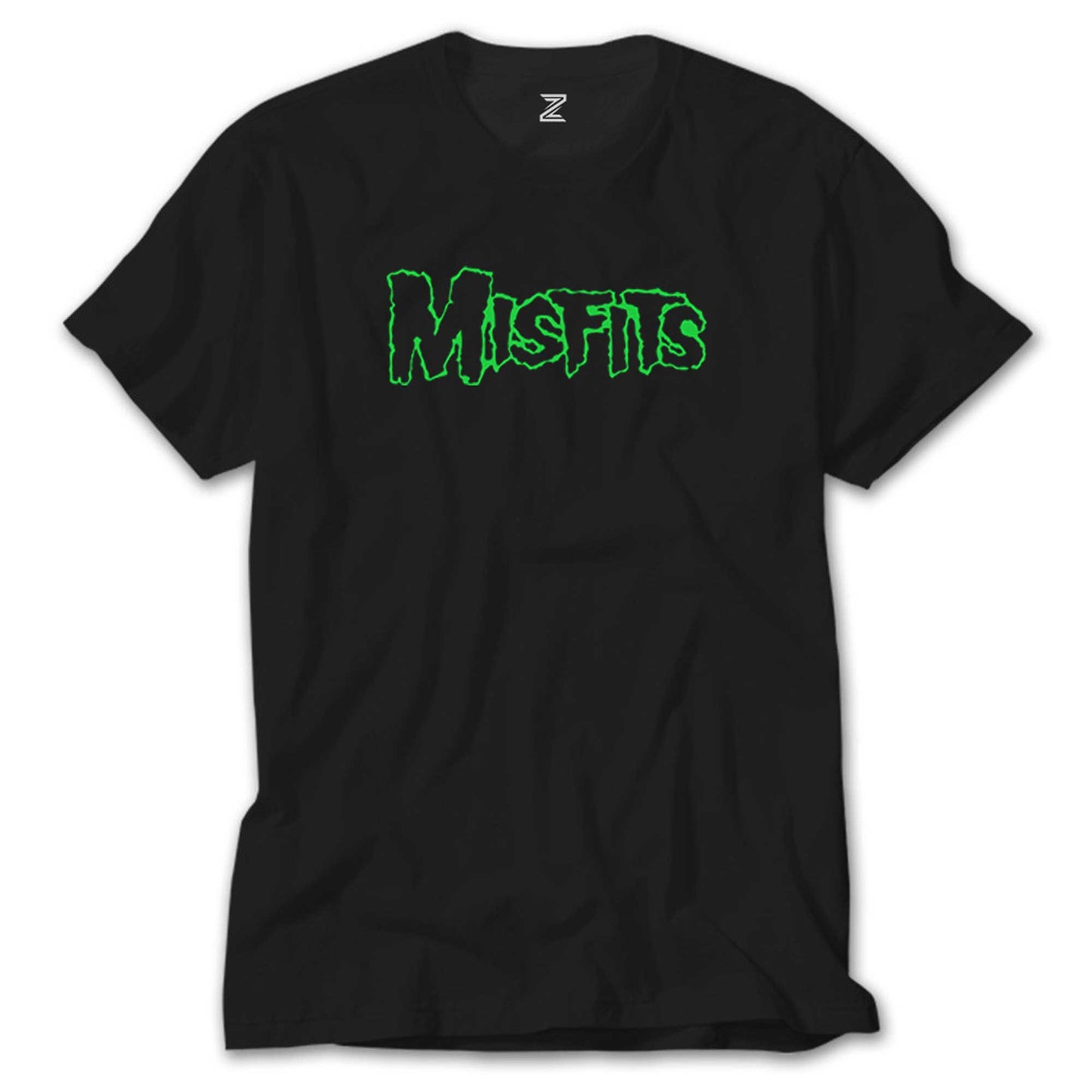 Misfits Logo Green Siyah Tişört