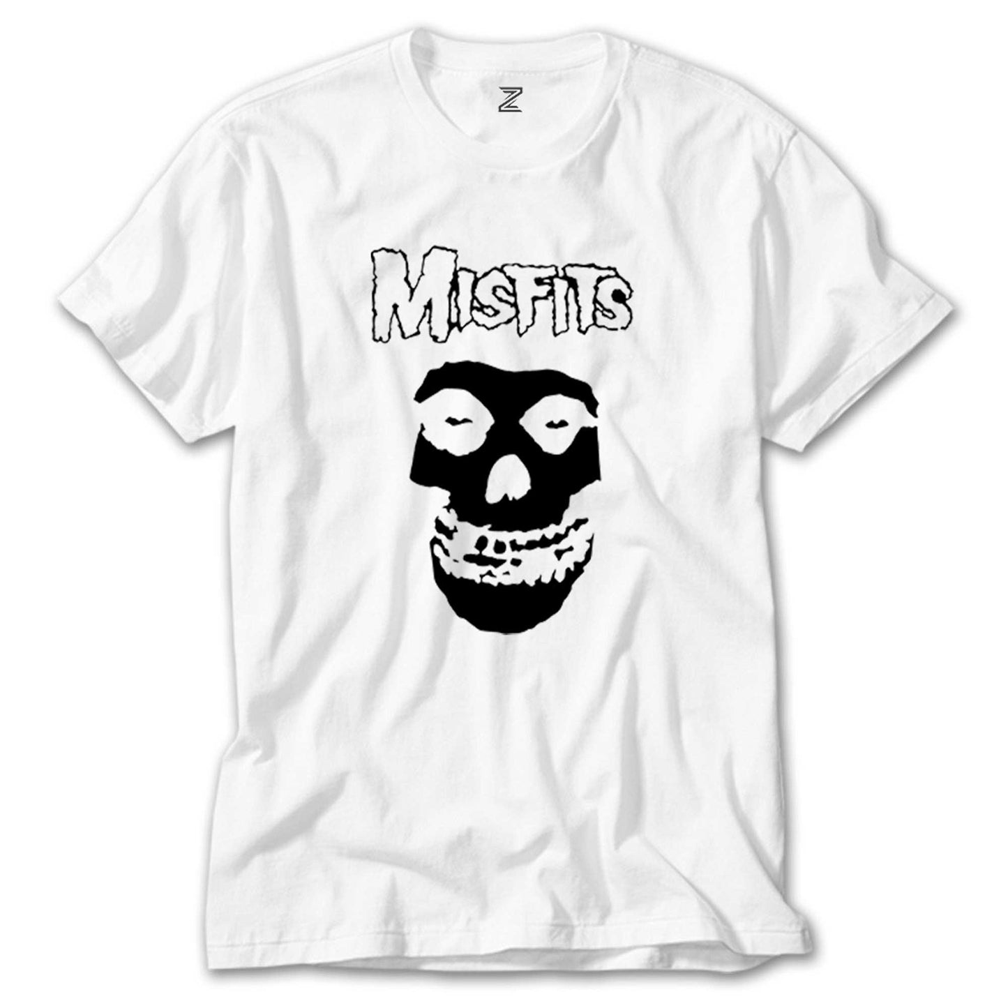 Misfits Skull Beyaz Tişört