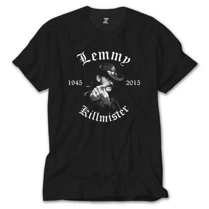 Motörhead Lemmy Kilmister 1945 2015 Siyah Tişört