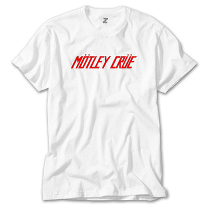 Mötley Crüe 1981 Beyaz Tişört