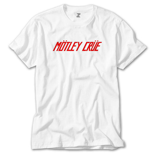 Mötley Crüe 1981 Beyaz Tişört