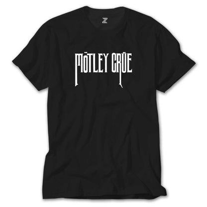Mötley Crüe Logo Siyah Tişört