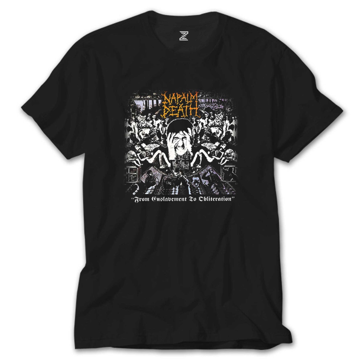 Napalm Death From Enslav Siyah Tişört