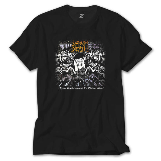 Napalm Death From Enslav Siyah Tişört