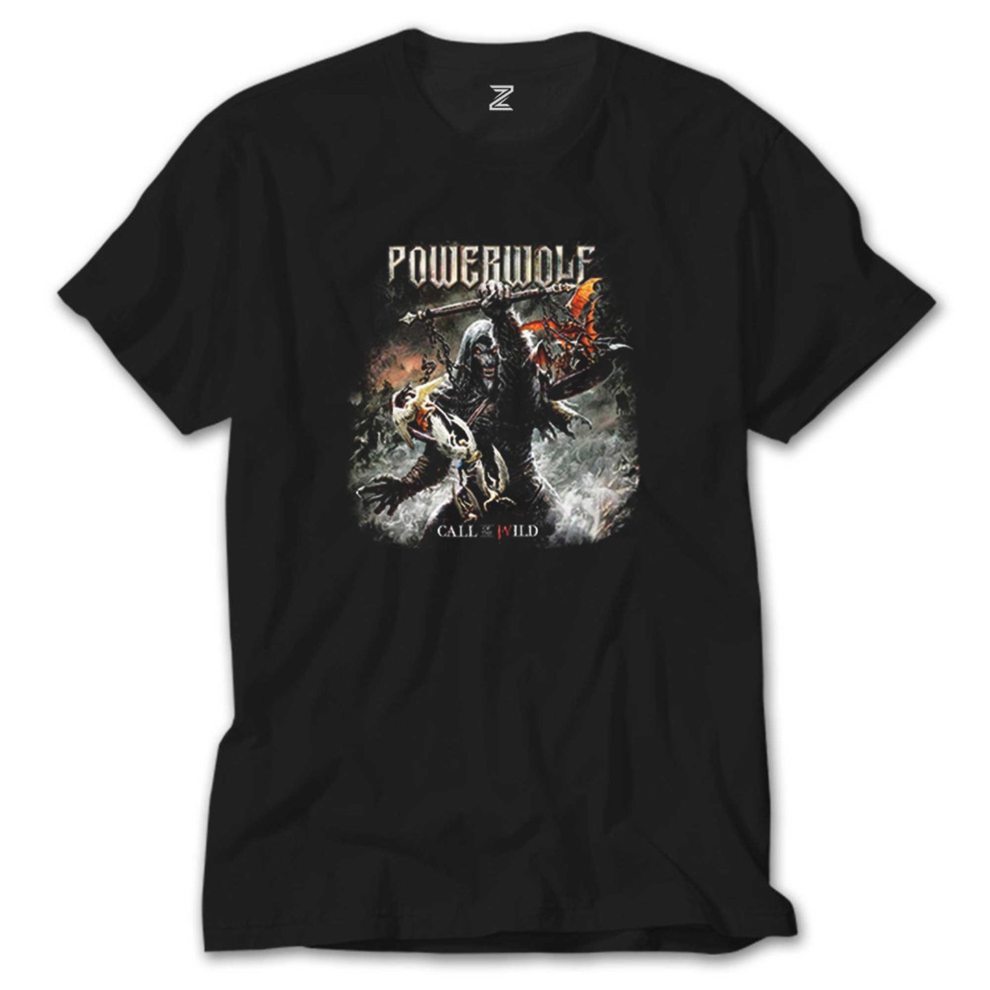 Powerwolf Call of The Wild Siyah Tişört