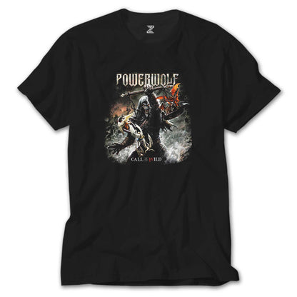 Powerwolf Call of The Wild Siyah Tişört