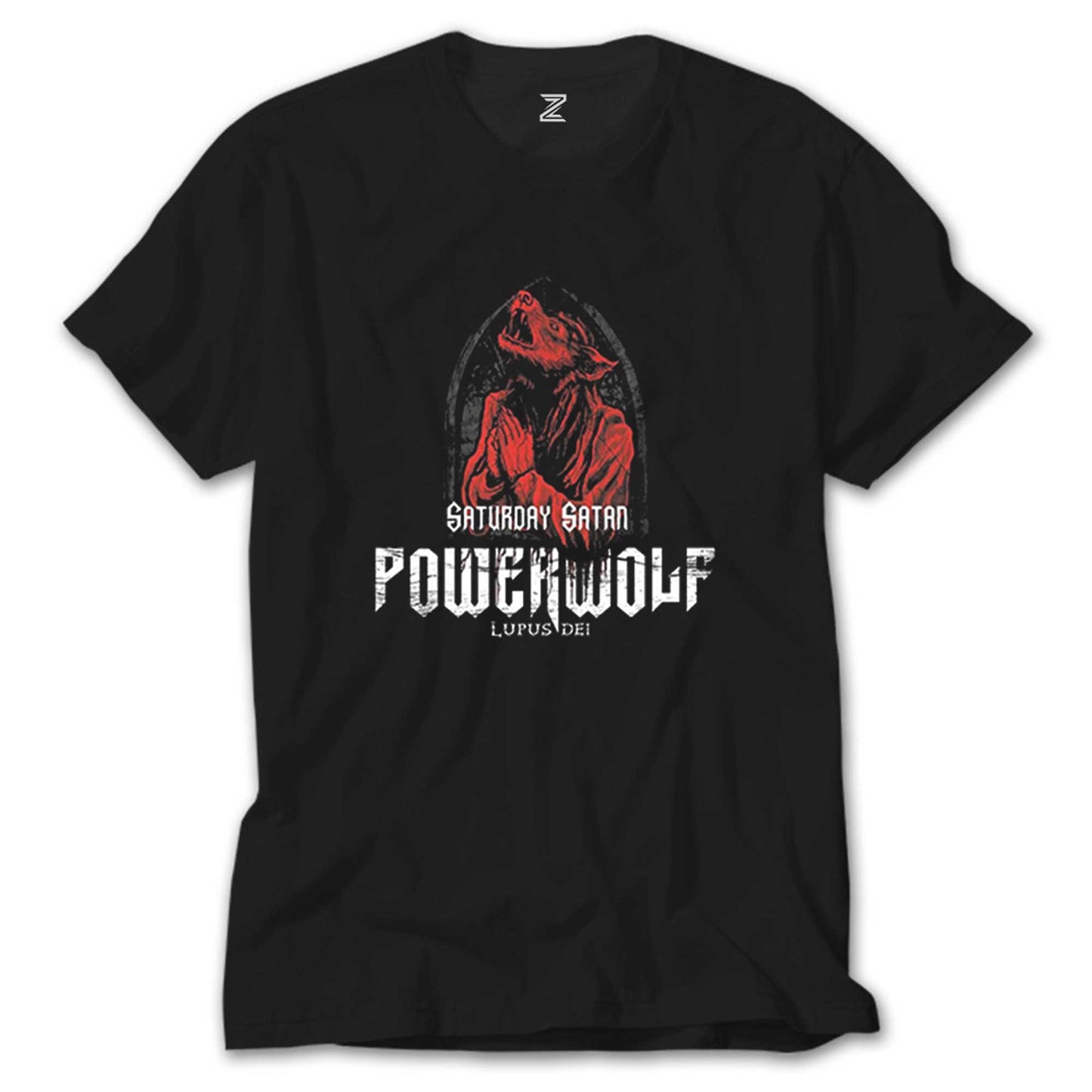 Powerwolf Lupus Dei Siyah Tişört