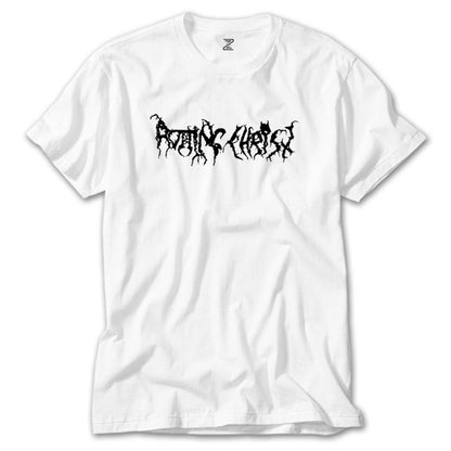 Rotting Christ Yazı Logo Beyaz Tişört