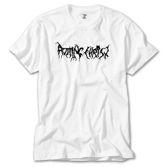 Rotting Christ Yazı Logo Beyaz Tişört