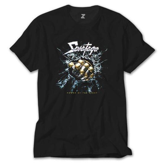 Savatage Power Of The Night Siyah Tişört