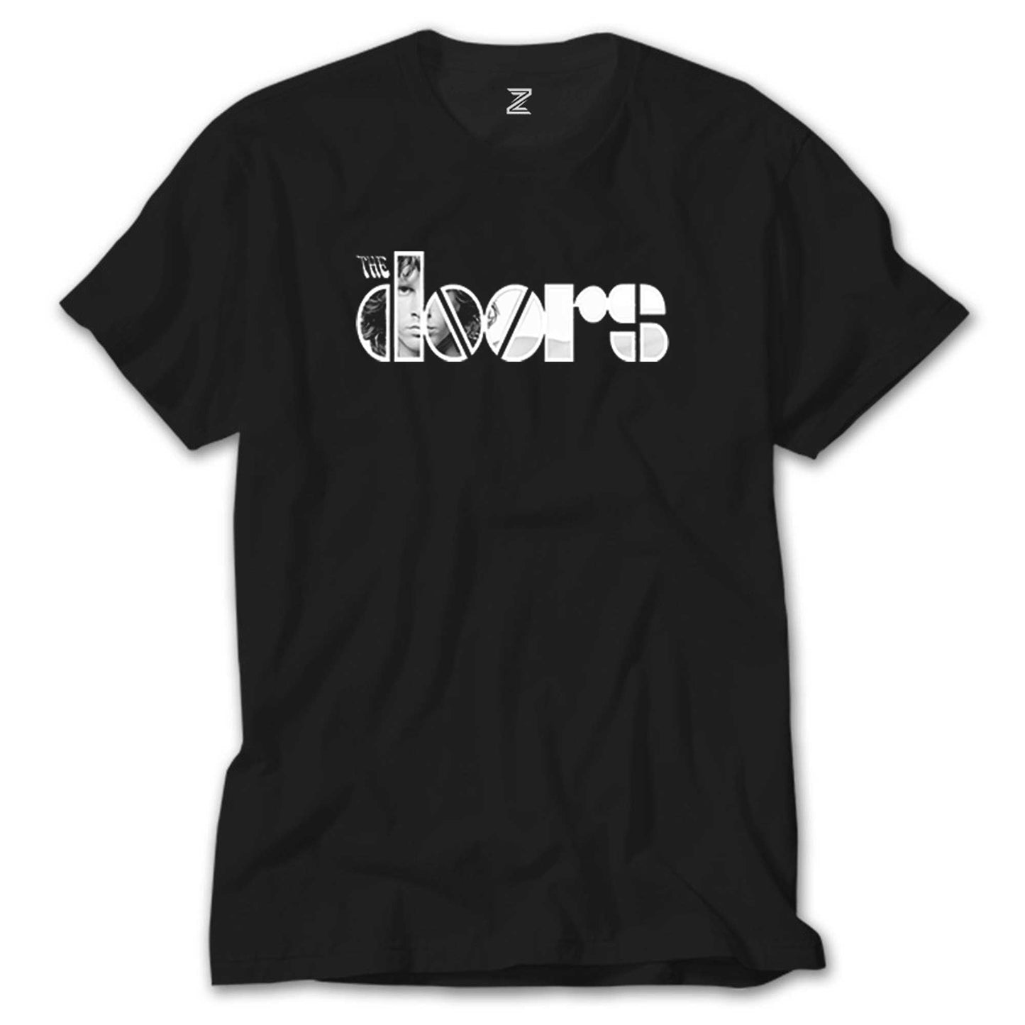 The Doors Logo Siyah Tişört