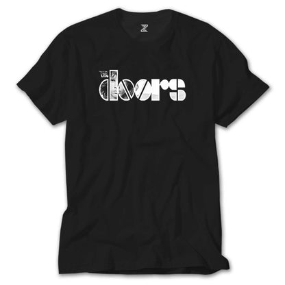 The Doors Logo Siyah Tişört