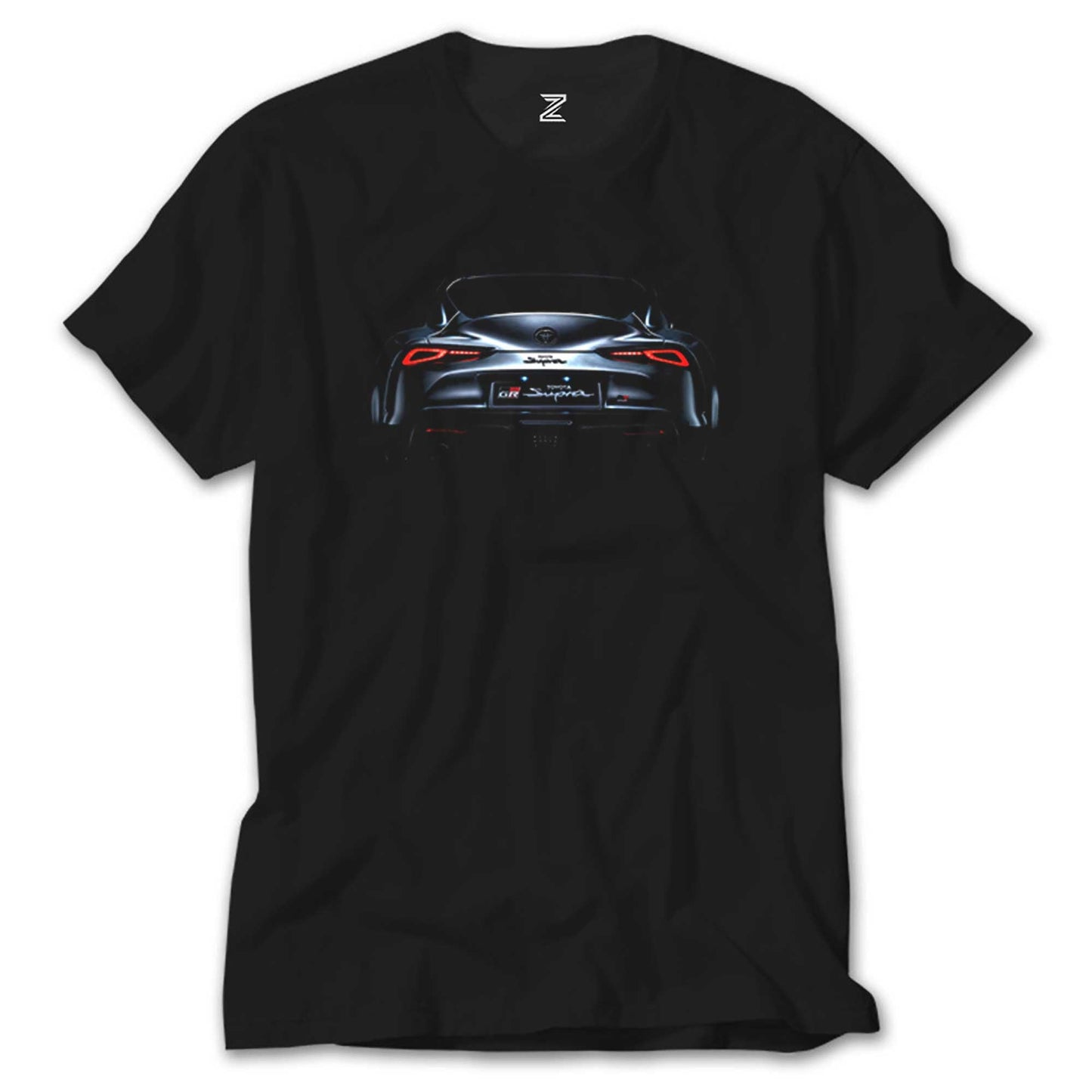 Toyota Supra Mk4 Back Siyah Tişört
