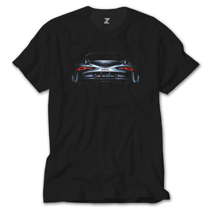 Toyota Supra Mk4 Back Siyah Tişört