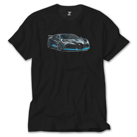 Bugatti Car Siyah Tişört