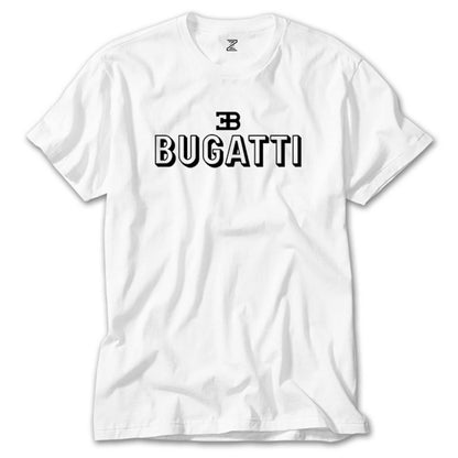 Bugatti Text Beyaz Tişört