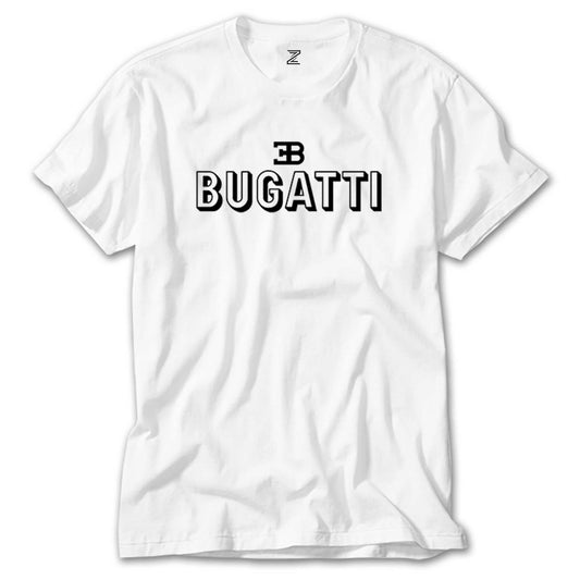Bugatti Text Beyaz Tişört
