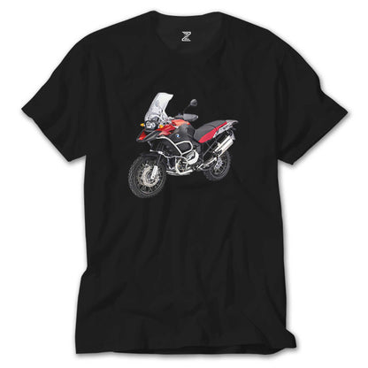 BMW R 1200 GS Macera K51 Siyah Tişört