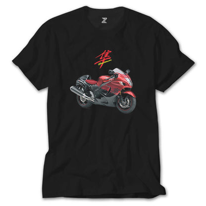 Suzuki Hayabusa GSX R 1300 Siyah Tişört