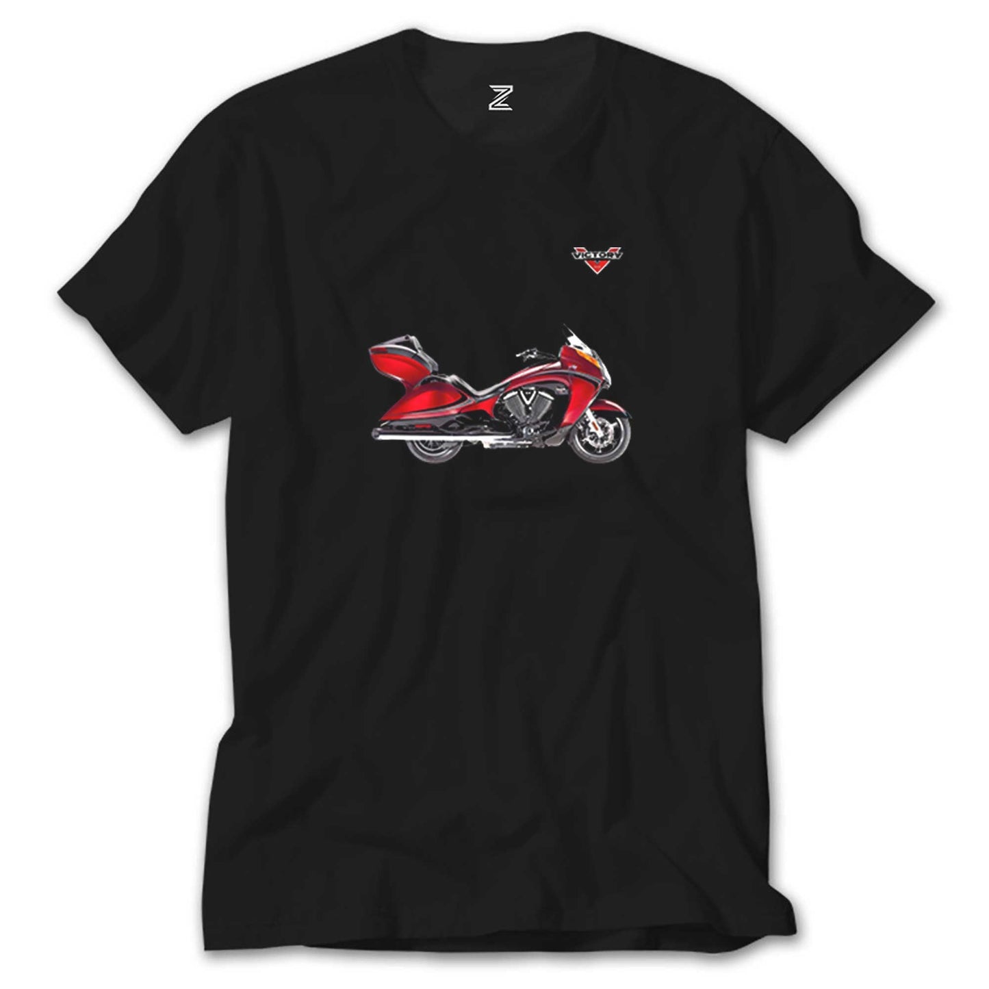 Victory Vison Red Siyah Tişört