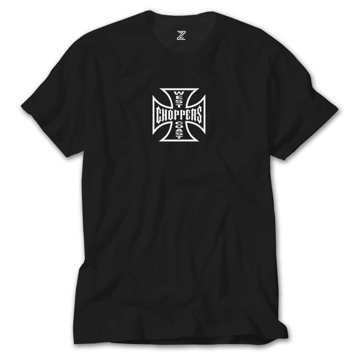 West Coast Choppers Logo Siyah Tişört