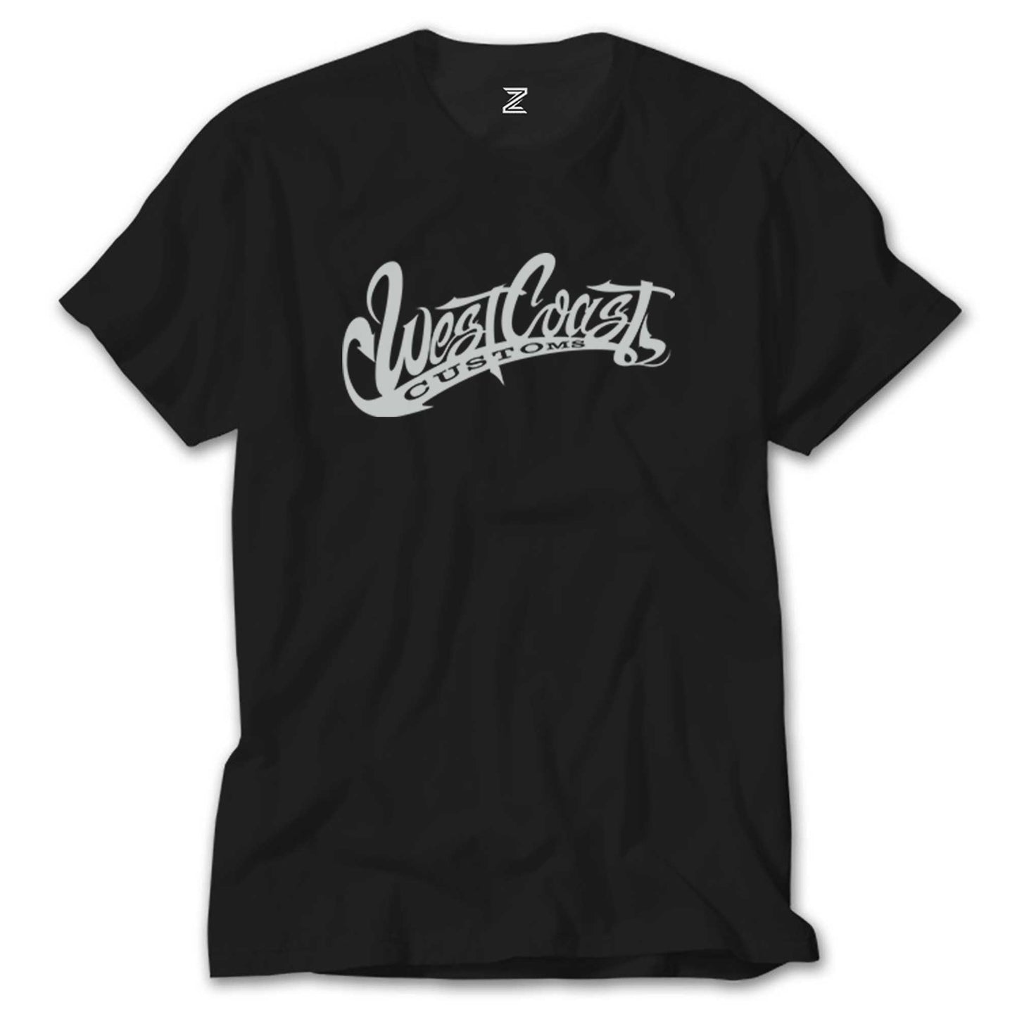 West Coast Customs Text Siyah Tişört