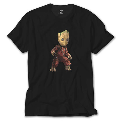 Groot Baby Warrior Siyah Tişört