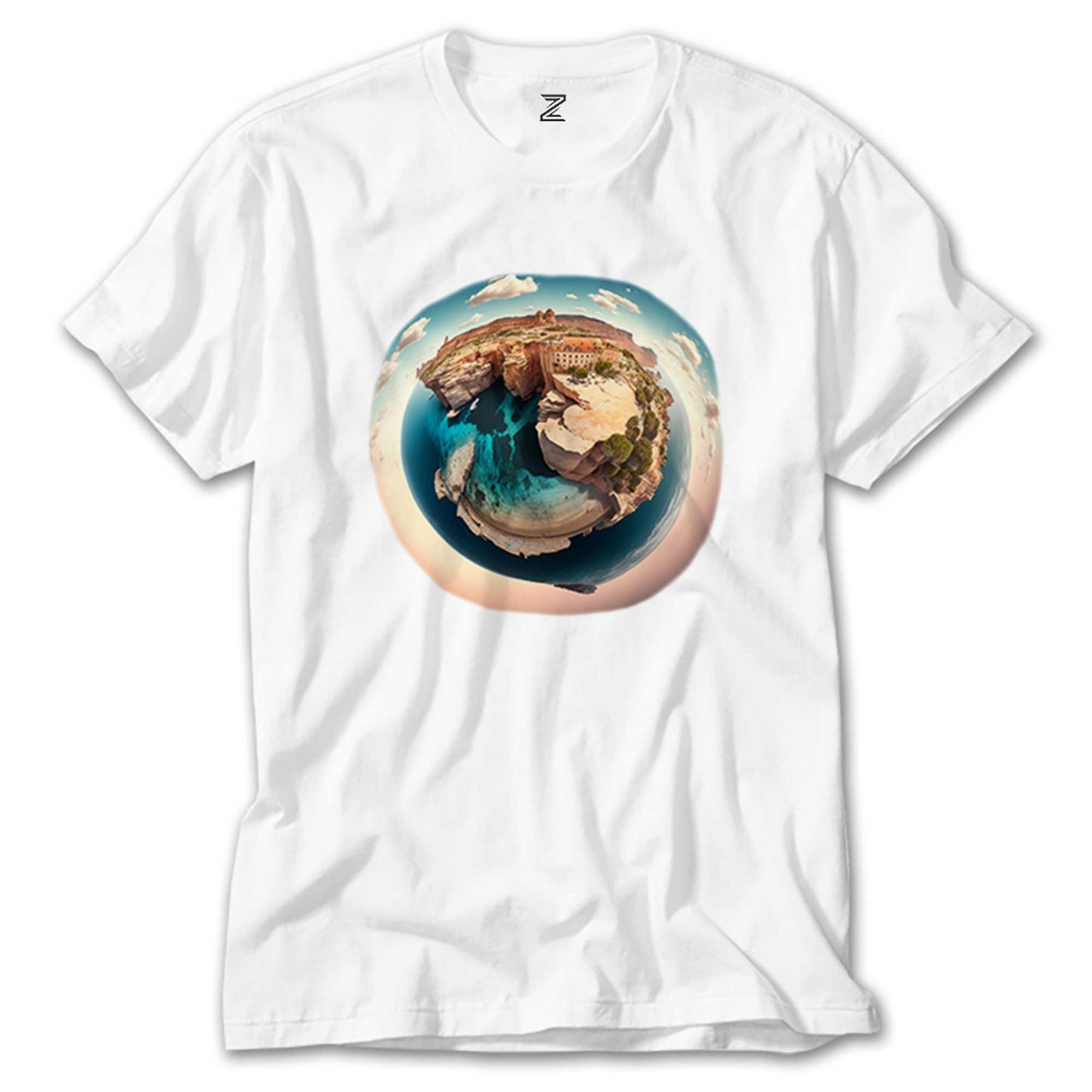 Planet Beyaz Tişört