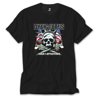 Dying Fetus War Of Attrition Siyah Tişört