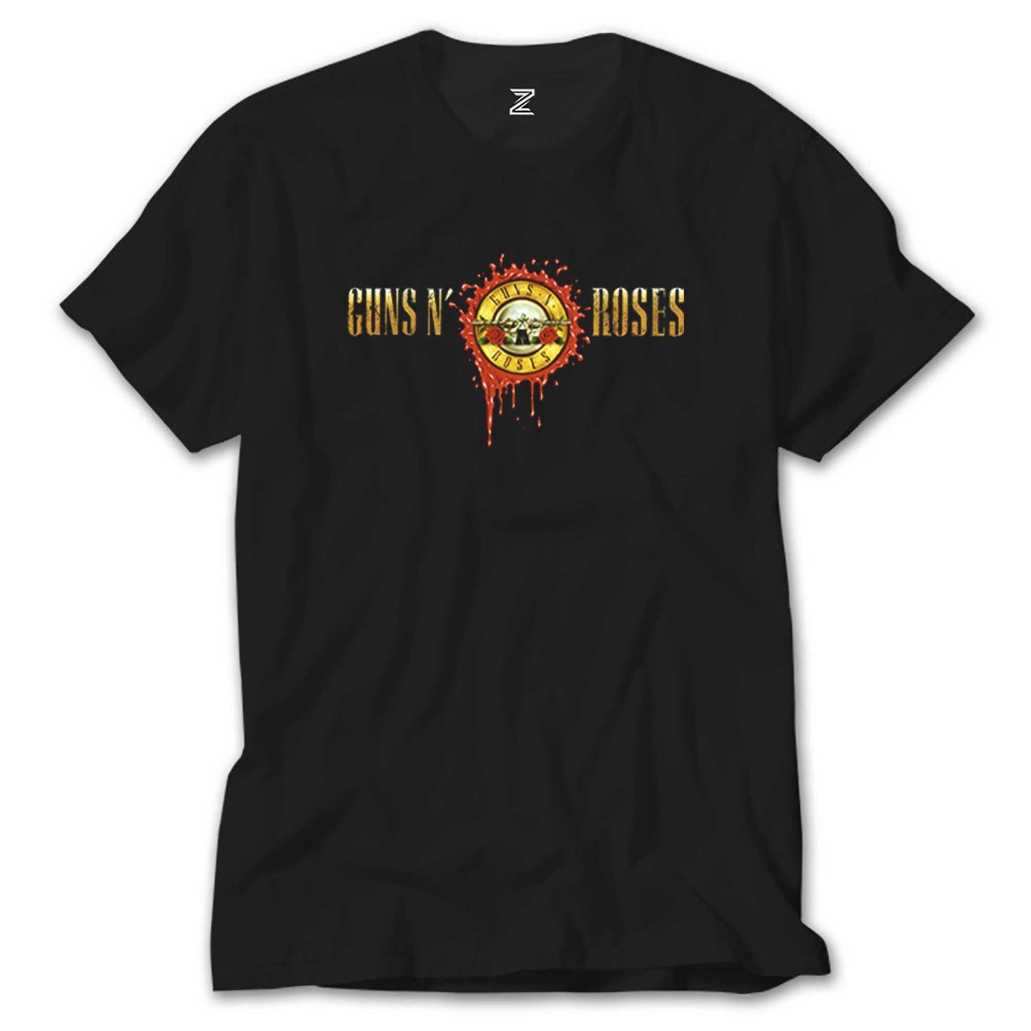 Guns N Roses Drops Logo Siyah Tişört