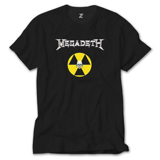 Megadeth Nuclear Radioactive Siyah Tişört
