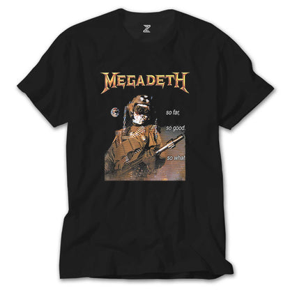 Megadeth So Far So Good Siyah Tişört