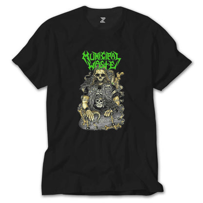 Municipal Waste Skaterskull Siyah Tişört