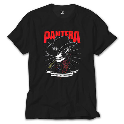 Pantera Cowboys Siyah Tişört