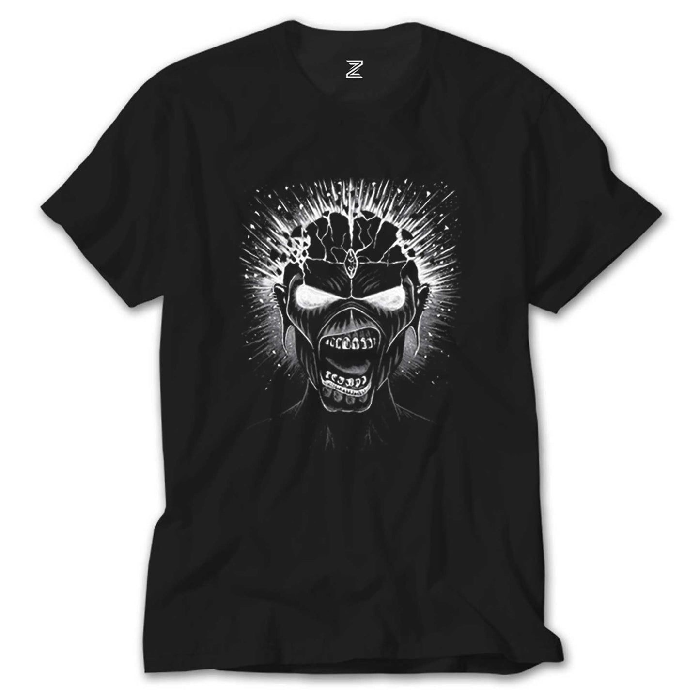 Iron maiden Skull Siyah Tişört