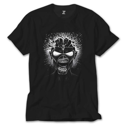 Iron maiden Skull Siyah Tişört