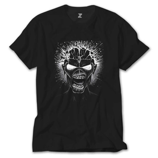 Iron maiden Skull Siyah Tişört