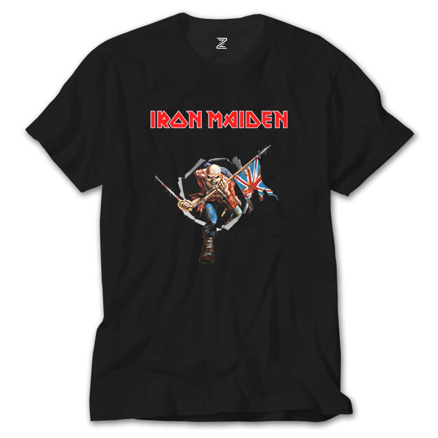 Iron Maiden Trooper Siyah Tişört