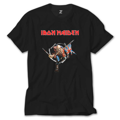 Iron Maiden Trooper Siyah Tişört