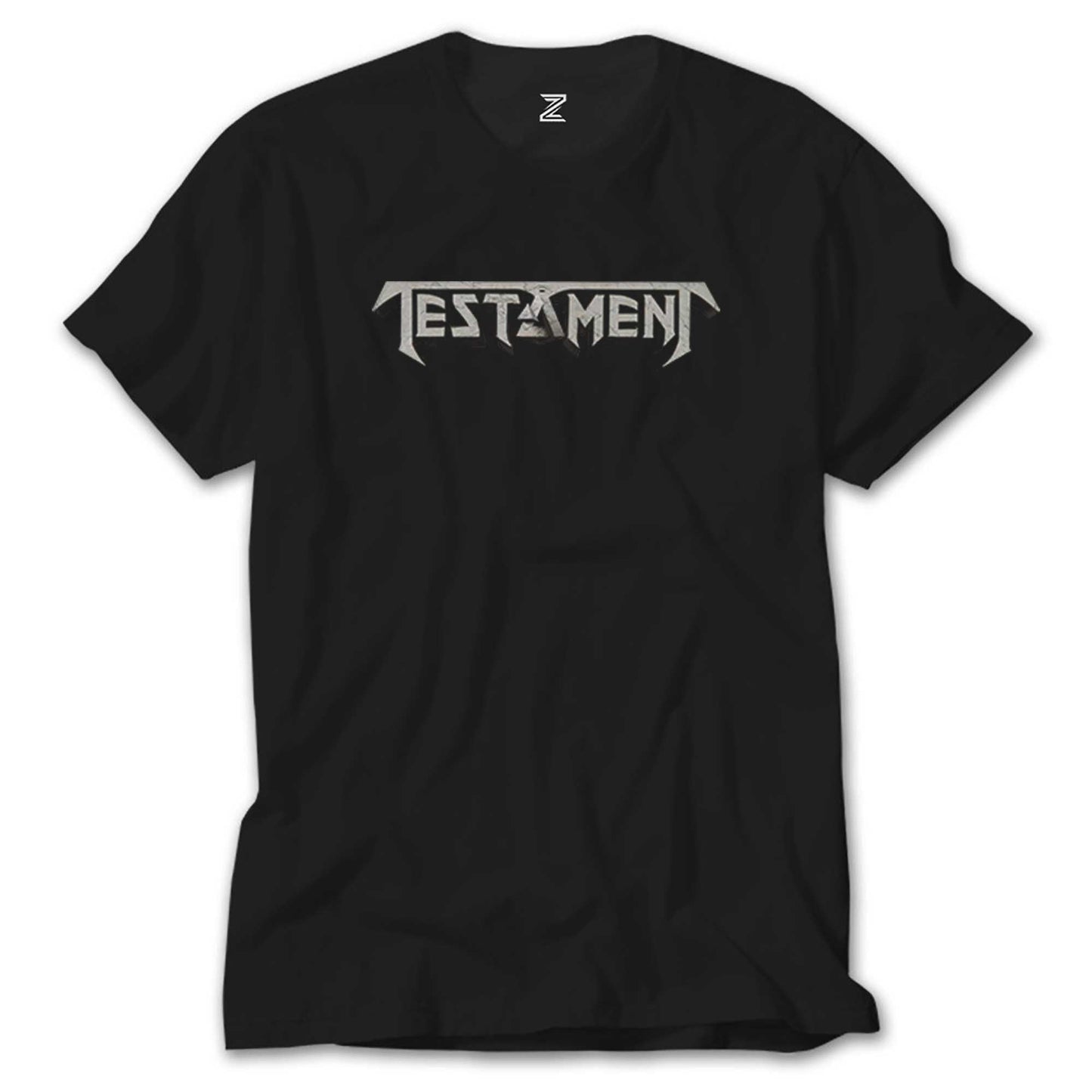 Testament Logo Siyah Tişört