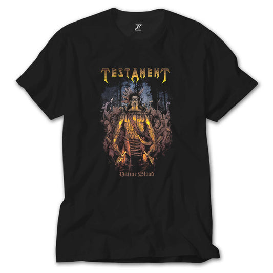 Testament Native Blood Siyah Tişört