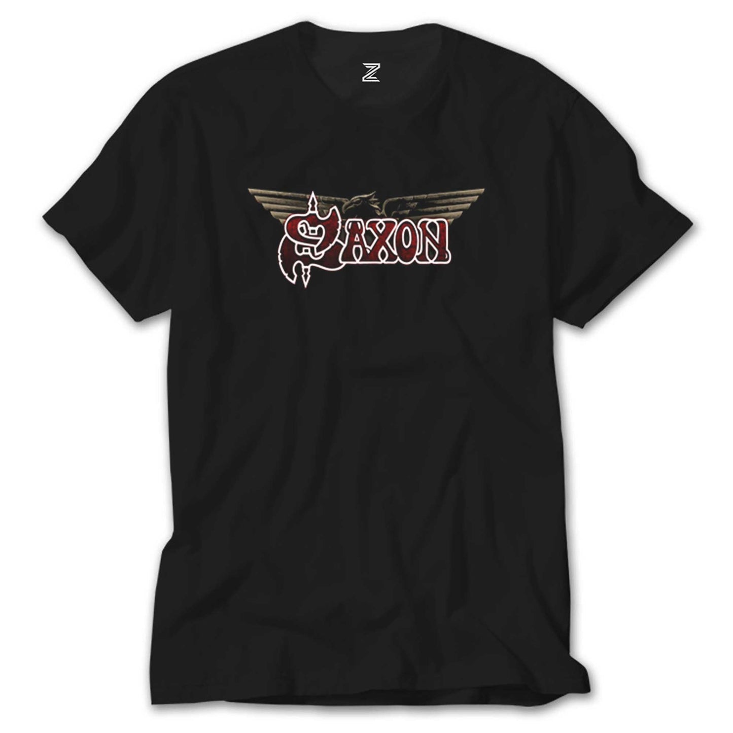 Saxon Three Blend Siyah Tişört