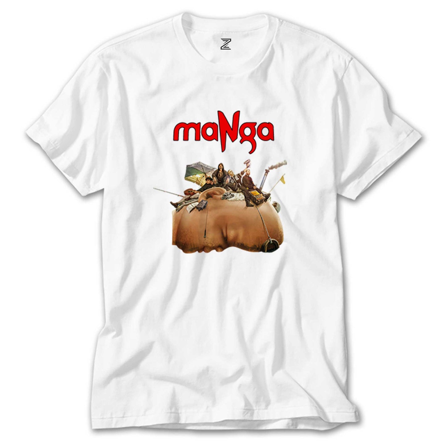 MaNga Antroposen Beyaz Tişört